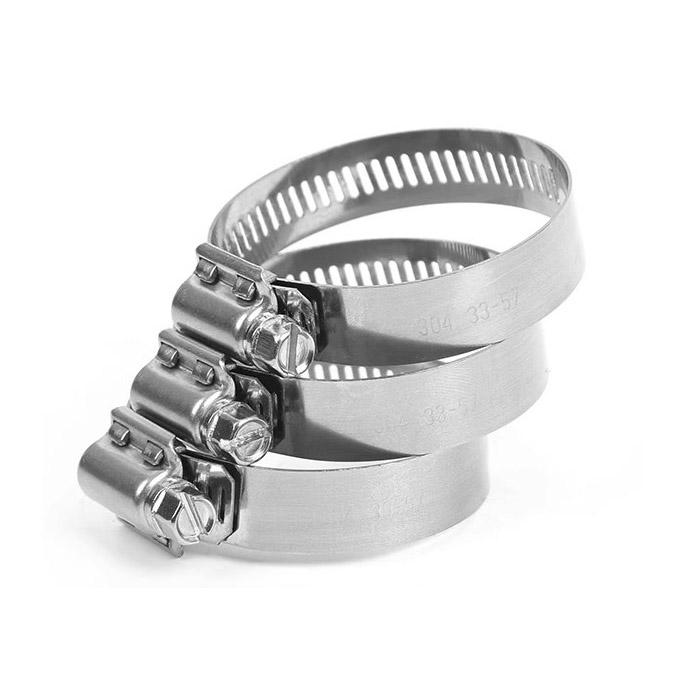 China Wholesale Stainless Steel SS304 SS201 Worm Drive Super High Torque Hose Clamp
